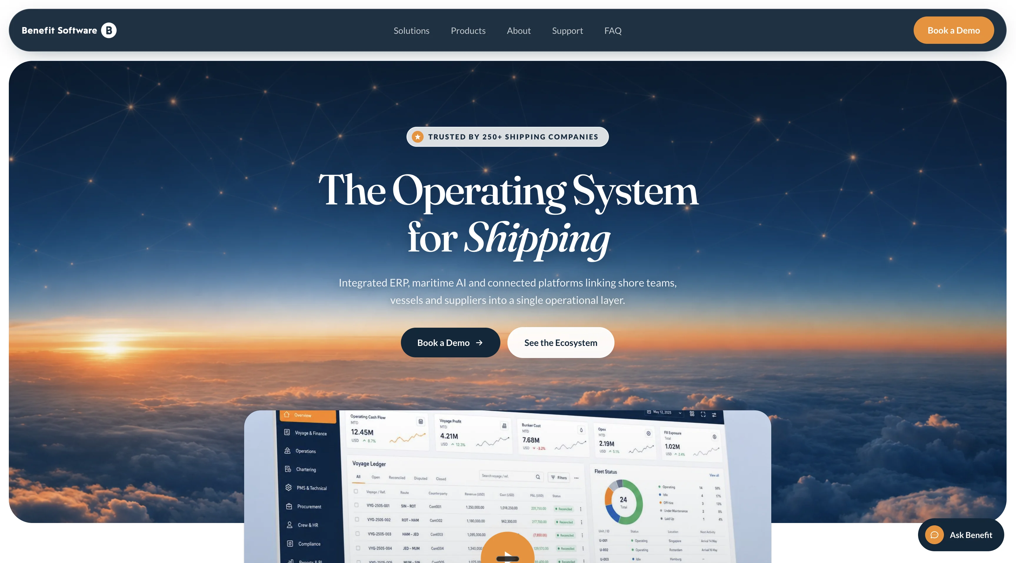 The client's final live website